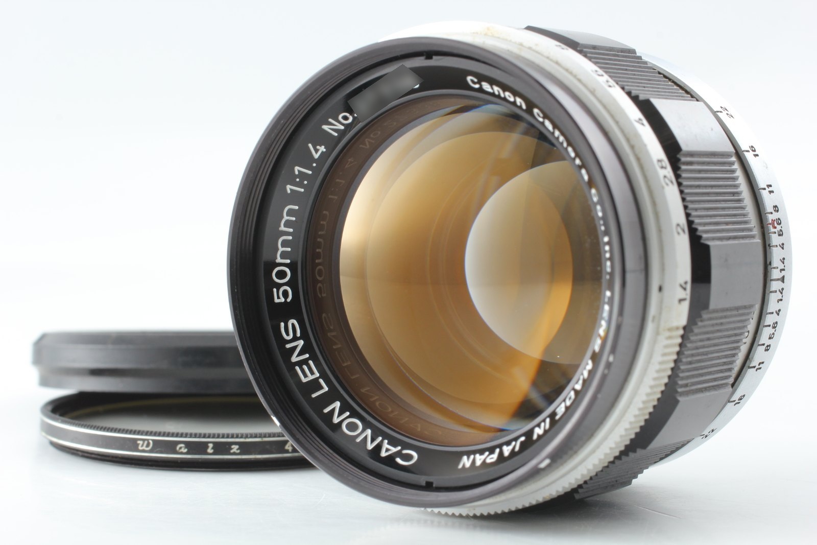 Canon 50mm f1.4 の前玉